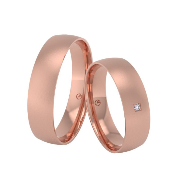 Svadobné obrúčky 14K biele zlato a diamant 50ZK101C1Z_A_