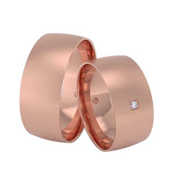 Svadobné obrúčky 14K biele zlato a diamant 80ZK101F1Z_A_