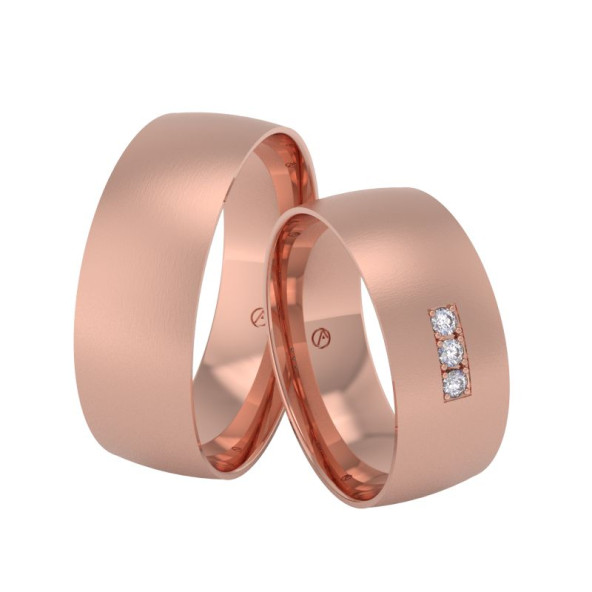 Svadobné obrúčky 14K biele zlato a diamant 70ZK101F3Z_A_