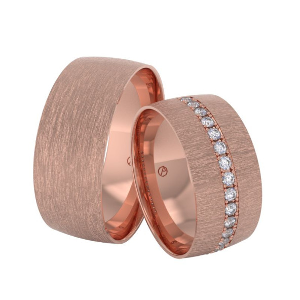 Svadobné obrúčky 14K biele zlato a diamant 80ZK101F15Z_A_