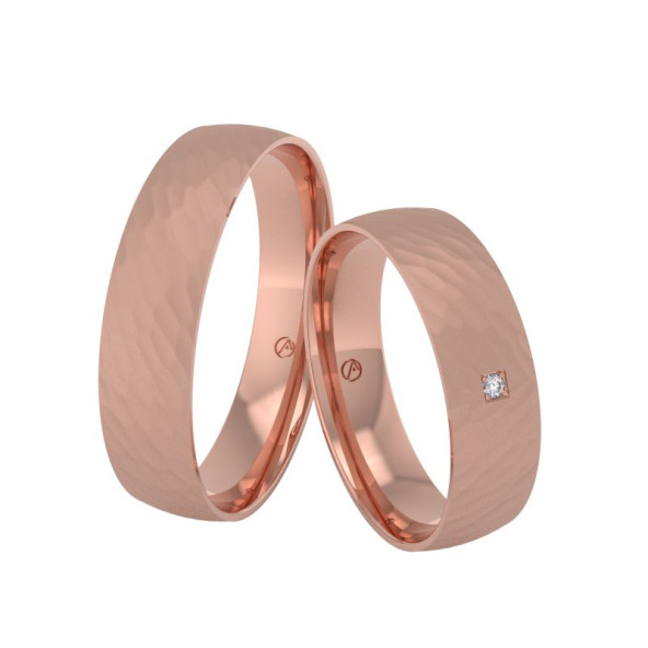 Svadobné obrúčky 14K biele zlato a diamant 50ZK101C1Z_A_
