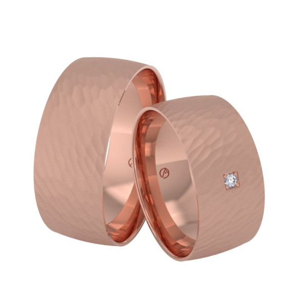 Svadobné obrúčky 14K biele zlato a diamant 80ZK101F1Z_A_
