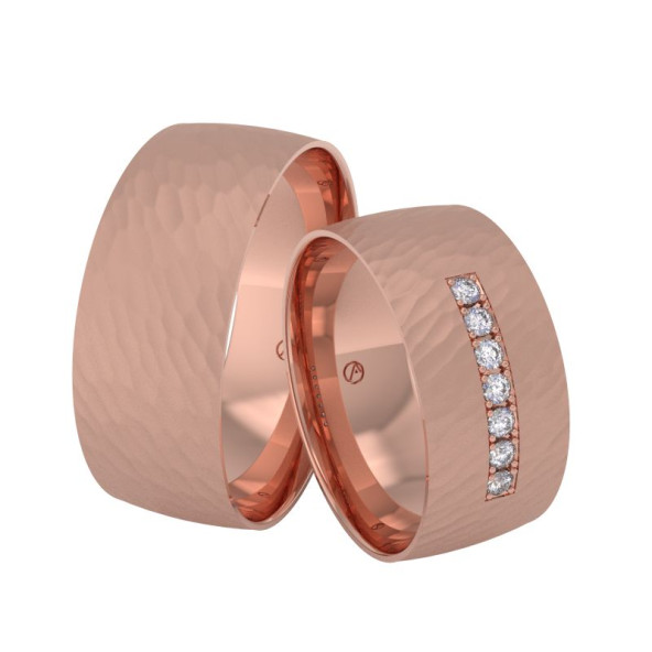 Svadobné obrúčky 14K biele zlato a diamant 80ZK101F7Z_A_
