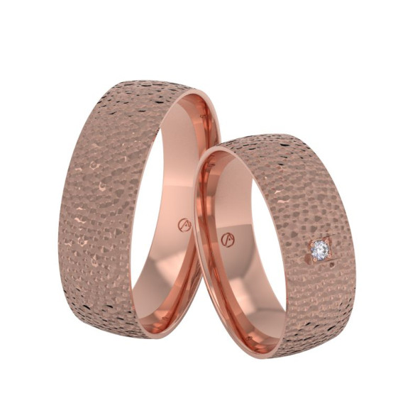 Svadobné obrúčky 14K biele zlato a diamant 60ZK101F1Z_A_