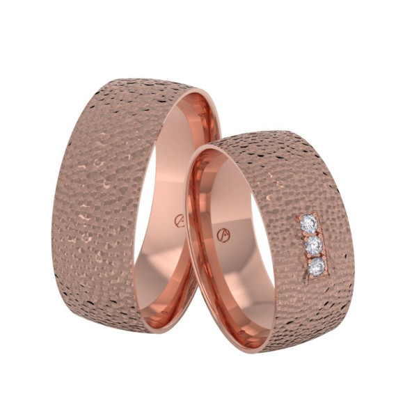 Svadobné obrúčky 14K biele zlato a diamant 70ZK101F3Z_A_