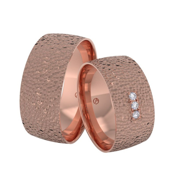 Svadobné obrúčky 14K biele zlato a diamant 80ZK101F3Z_A_