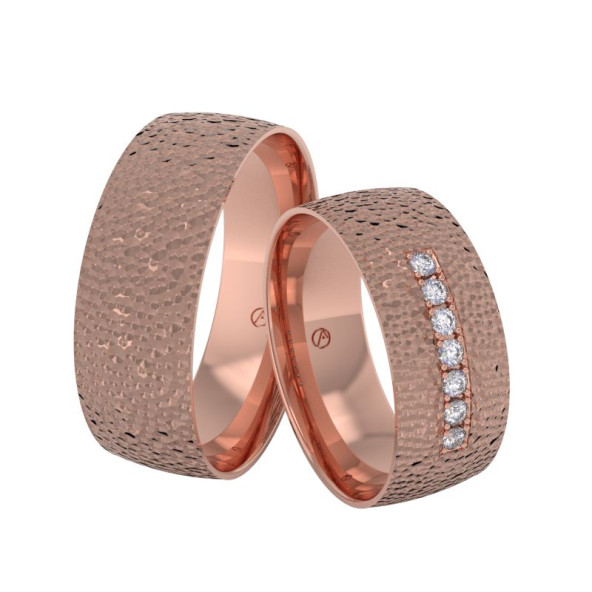 Svadobné obrúčky 14K biele zlato a diamant 70ZK101F7Z_A_