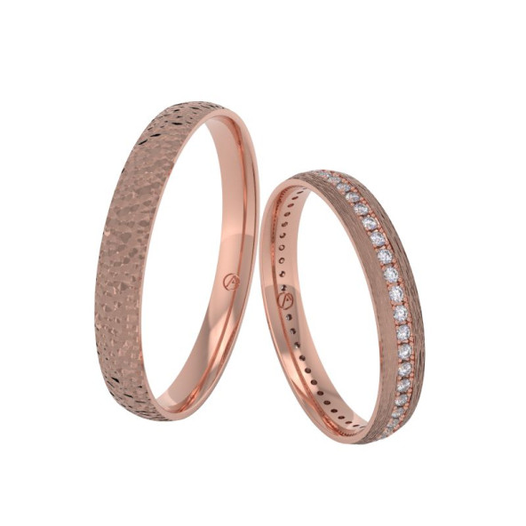 Svadobné obrúčky 14K biele zlato a diamant 30ZK101A52Z_A_