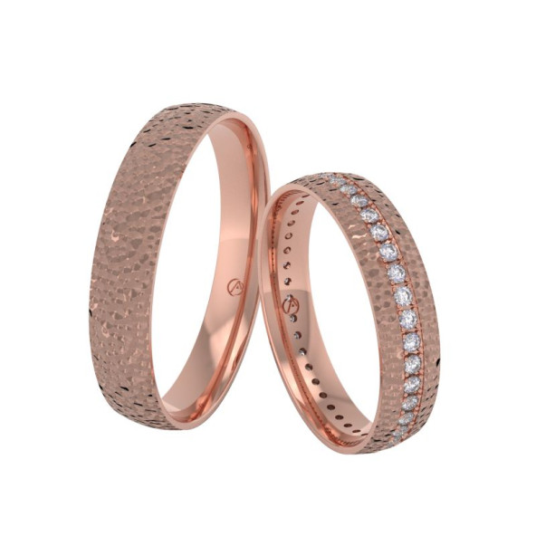 Svadobné obrúčky 14K biele zlato a diamant 40ZK101C44Z_A_