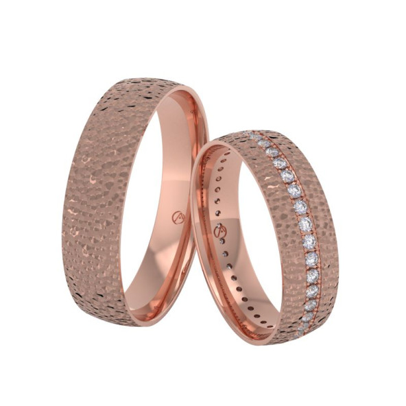 Svadobné obrúčky 14K biele zlato a diamant 50ZK101C44Z_A_