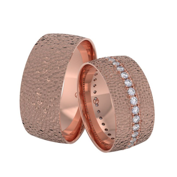Svadobné obrúčky 14K biele zlato a diamant 80ZK101F36Z_A_