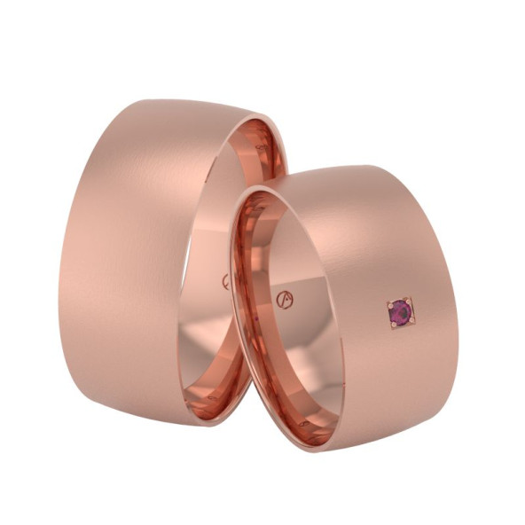 Svadobné obrúčky 14K biele zlato a diamant 80ZK101F1Z_A_