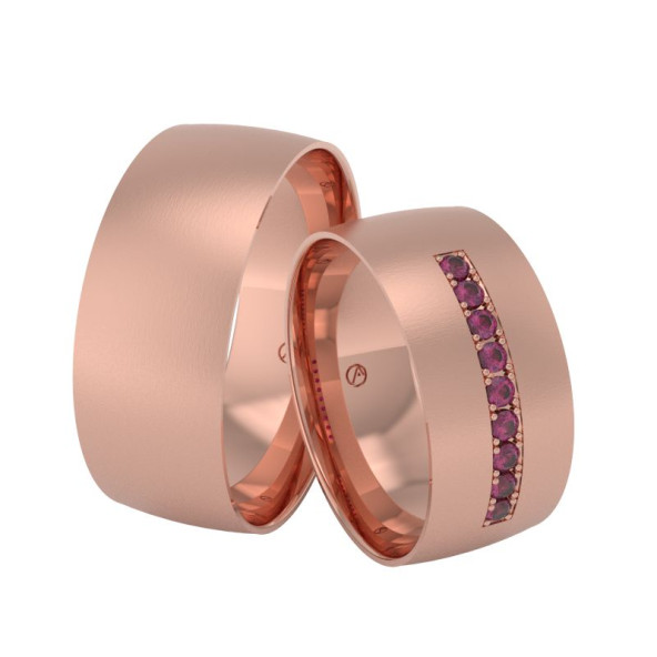 Svadobné obrúčky 14K biele zlato a diamant 80ZK101F9Z_A_