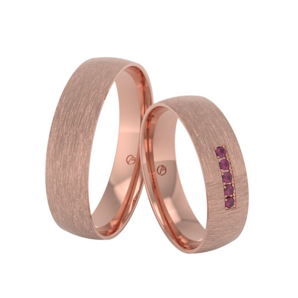 Svadobné obrúčky 14K biele zlato a diamant 50ZK101C5Z_A_