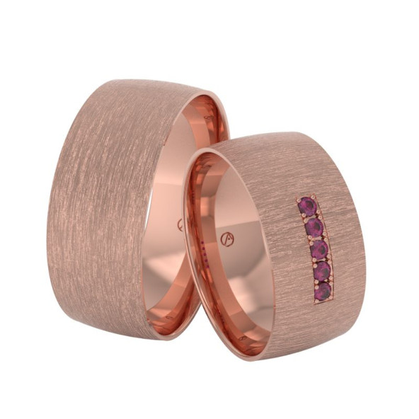 Svadobné obrúčky 14K biele zlato a diamant 80ZK101F5Z_A_