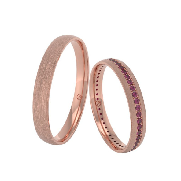 Svadobné obrúčky 14K biele zlato a diamant 30ZK101A52Z_A_
