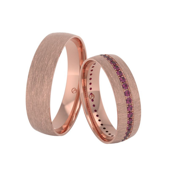 Svadobné obrúčky 14K biele zlato a diamant 50ZK101C44Z_A_