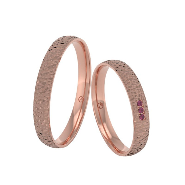 Svadobné obrúčky 14K biele zlato a diamant 30ZK101A3Z_A_