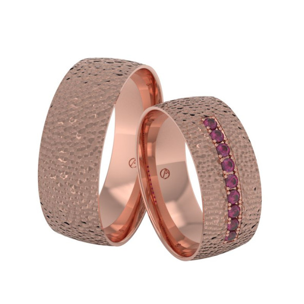 Svadobné obrúčky 14K biele zlato a diamant 70ZK101F9Z_A_