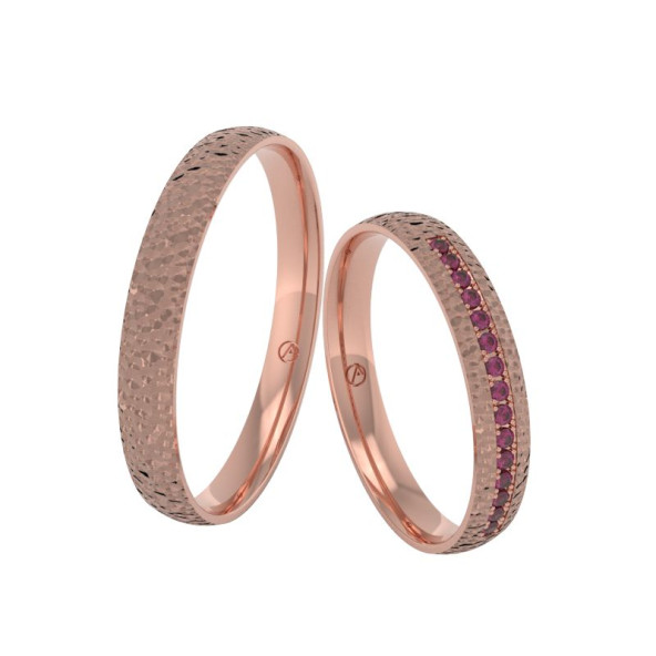 Svadobné obrúčky 14K biele zlato a diamant 30ZK101A15Z_A_