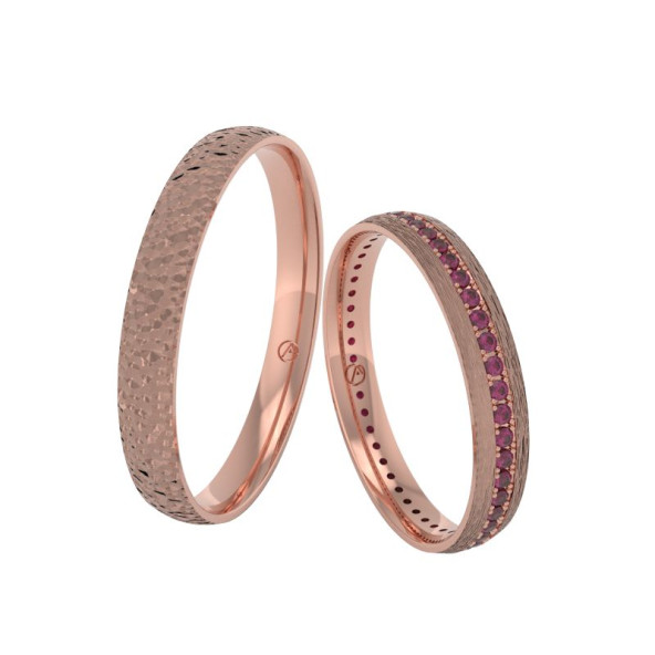 Svadobné obrúčky 14K biele zlato a diamant 30ZK101A52Z_A_