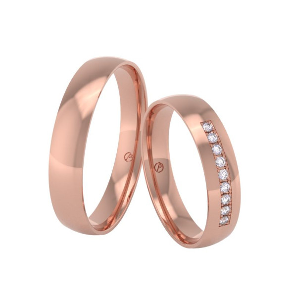Svadobné obrúčky 14K biele zlato a diamant 40ZK101C9Z_A_