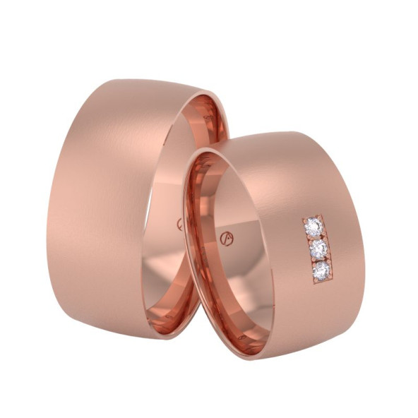 Svadobné obrúčky 14K biele zlato a diamant 80ZK101F3Z_A_