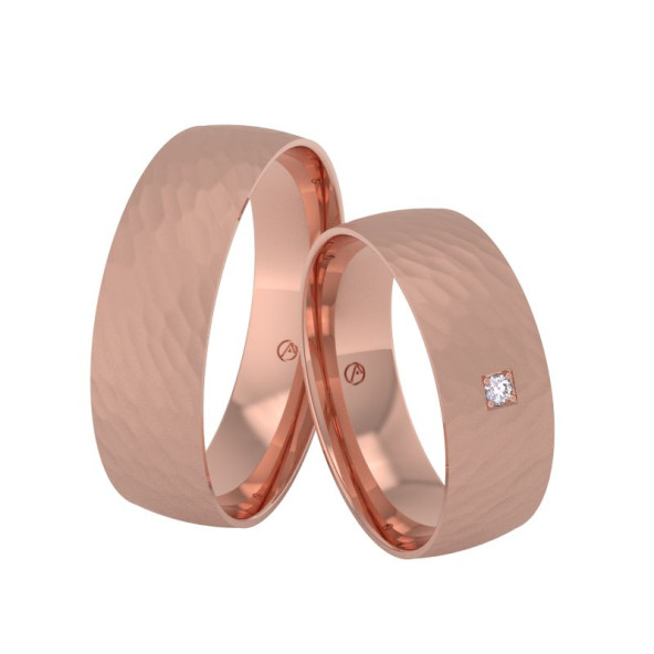 Svadobné obrúčky 14K biele zlato a diamant 60ZK101F1Z_A_