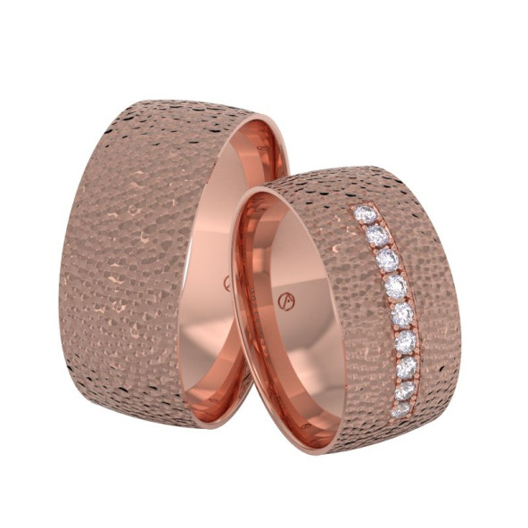 Svadobné obrúčky 14K biele zlato a diamant 80ZK101F9Z_A_