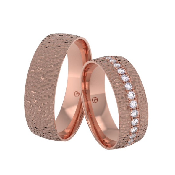 Svadobné obrúčky 14K biele zlato a diamant 60ZK101F15Z_A_