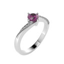 Zásnubný prsteň Kylene 4.5 mm