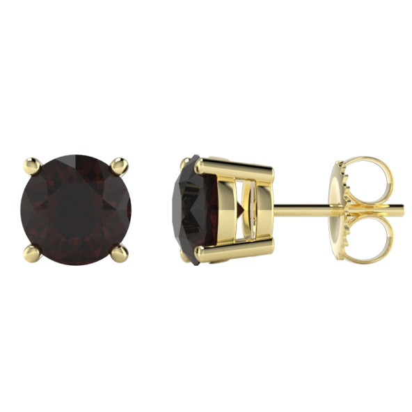 Náušnice 14K biele zlato a zirkón ruský vršok 1.5 ct 061_7,5_A