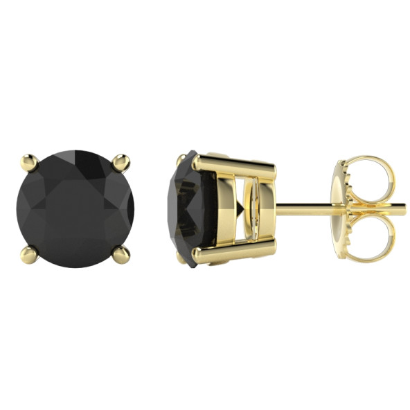 Náušnice 14K biele zlato a briliant napichovacia puzeta 2.0 ct061_8_A