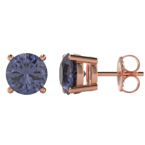 Náušnice 14K biele zlato a briliant napichovacia puzeta 2.0 ct061_8_A