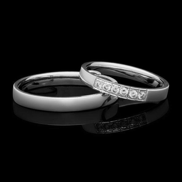 Svadobné obrúčky biele zlato a diamant OHBIK3MK007-W1CR4_97