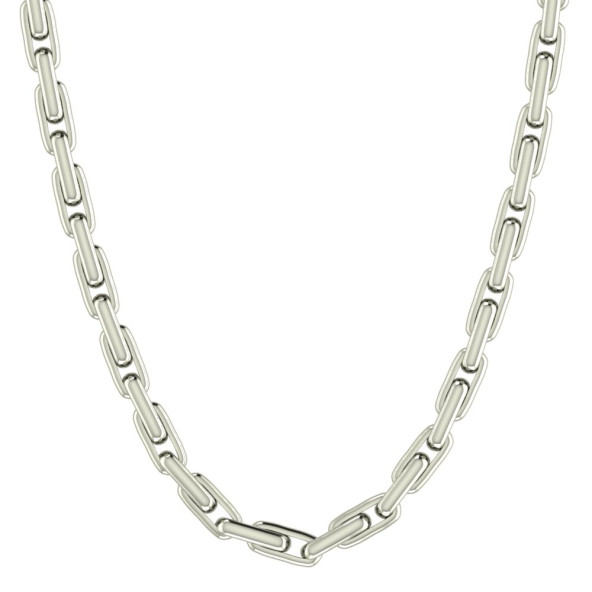 Retiazka 14K biele zlato Quarter chain NH0015065WG_42