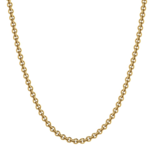 Retiazka 14K biele zlato Rollo okrúhle NH0003030WG_42