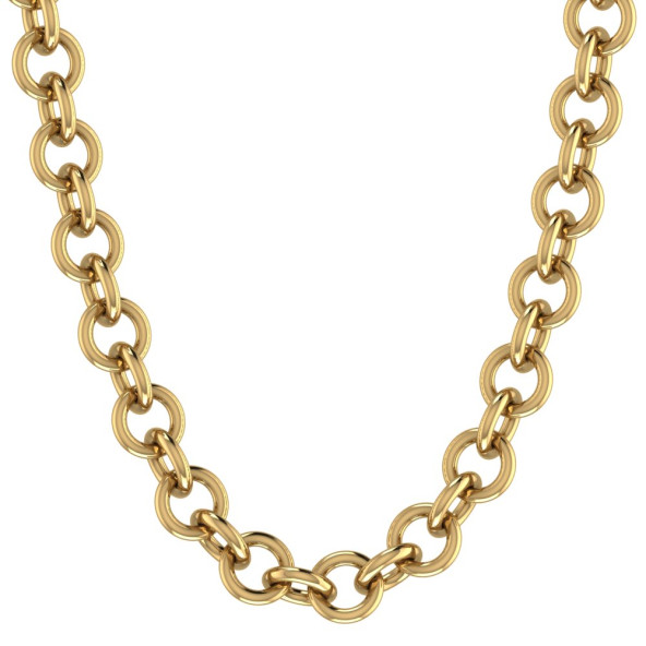 Retiazka 14K biele zlato Rollo riedke NH0022120WG_42