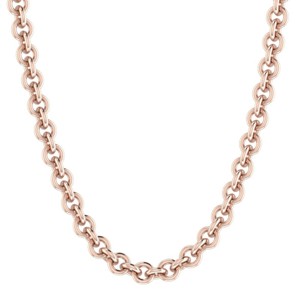 Retiazka 14K biele zlato Rollo okrúhle NH0003075WG_42