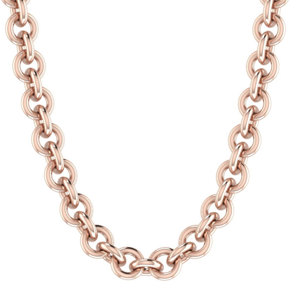 Retiazka 14K biele zlato Rollo okrúhle NH0003120WG_42