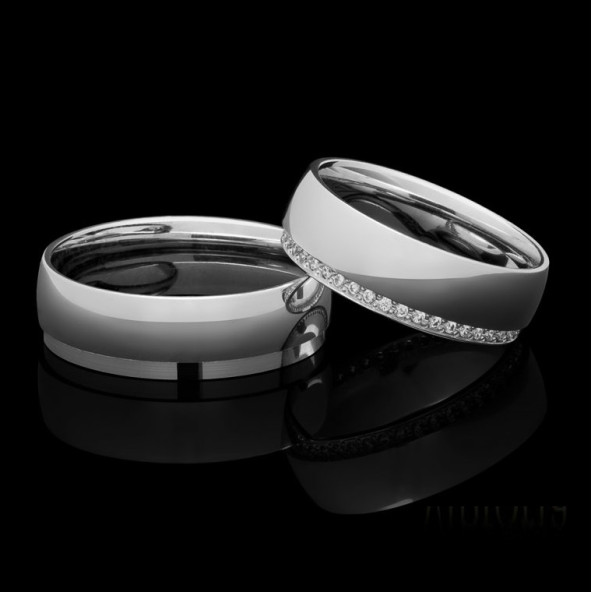 Svadobné obrúčky biele zlato a diamant OHBIK65MK059-W0CR4_97