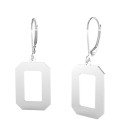 Náušnice oktagon s dierou 10 mm
